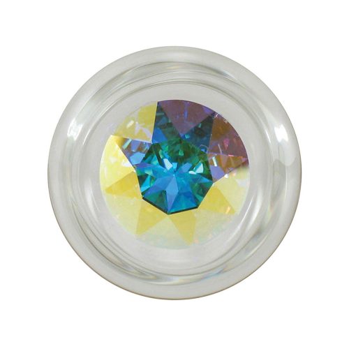 A01614 Shiny Clear Glass Aurora Borealis 01