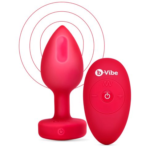 A01704B BVibe VibratingHeartRed 03